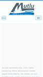 Mobile Screenshot of mutlumarine.com